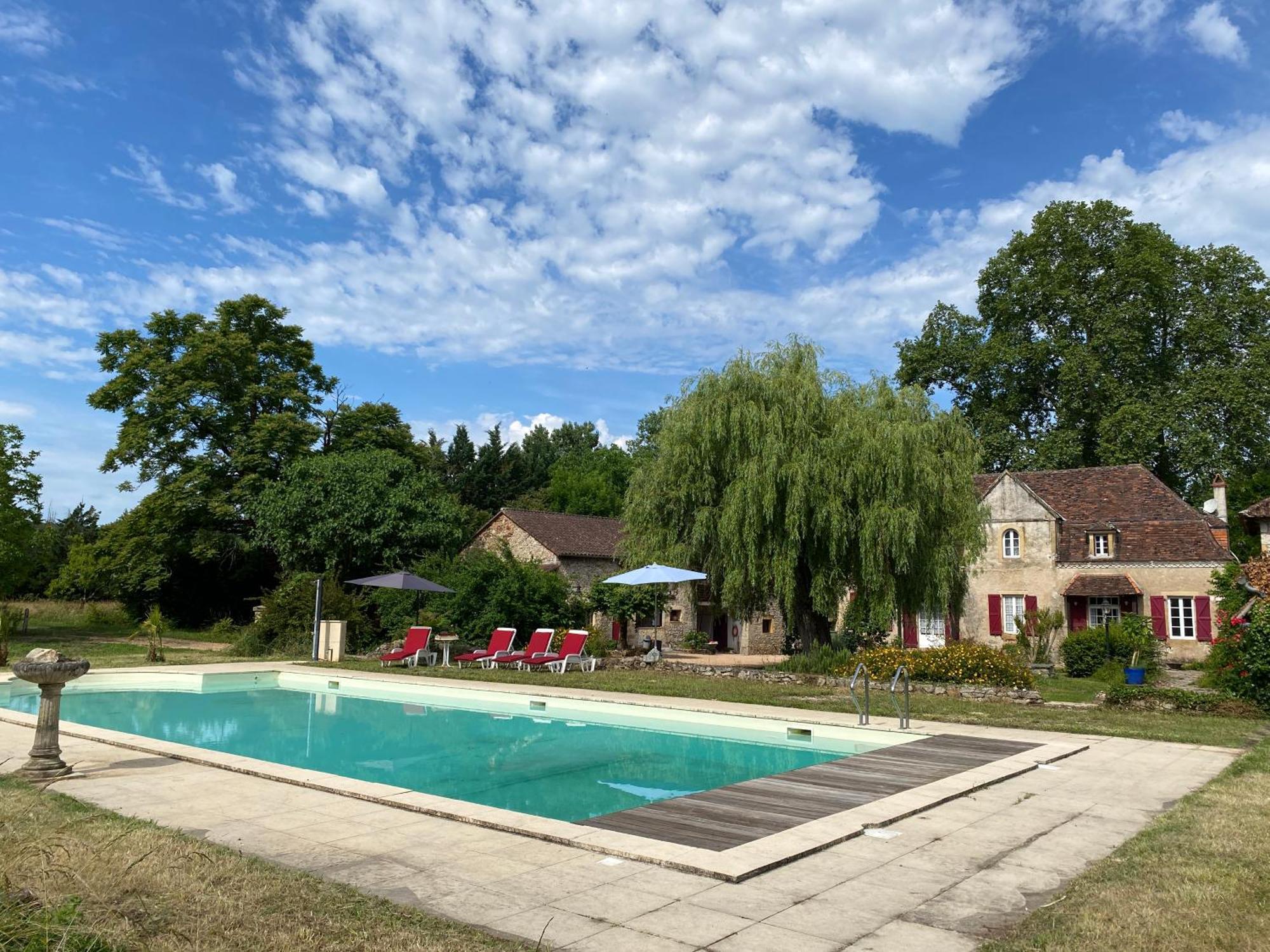 Willa Sfeervol Vakantiehuis Op Landgoed Aan De Dordogne Prudhomat Zewnętrze zdjęcie